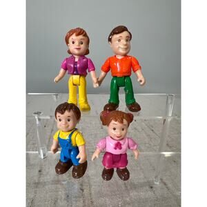 Keenway My Happy Family Dollhouse Lot of 4 Mom Dad Boy Girl Figures